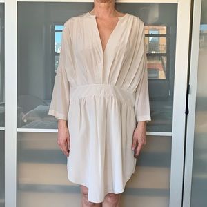 See by Chloe beige silk dress